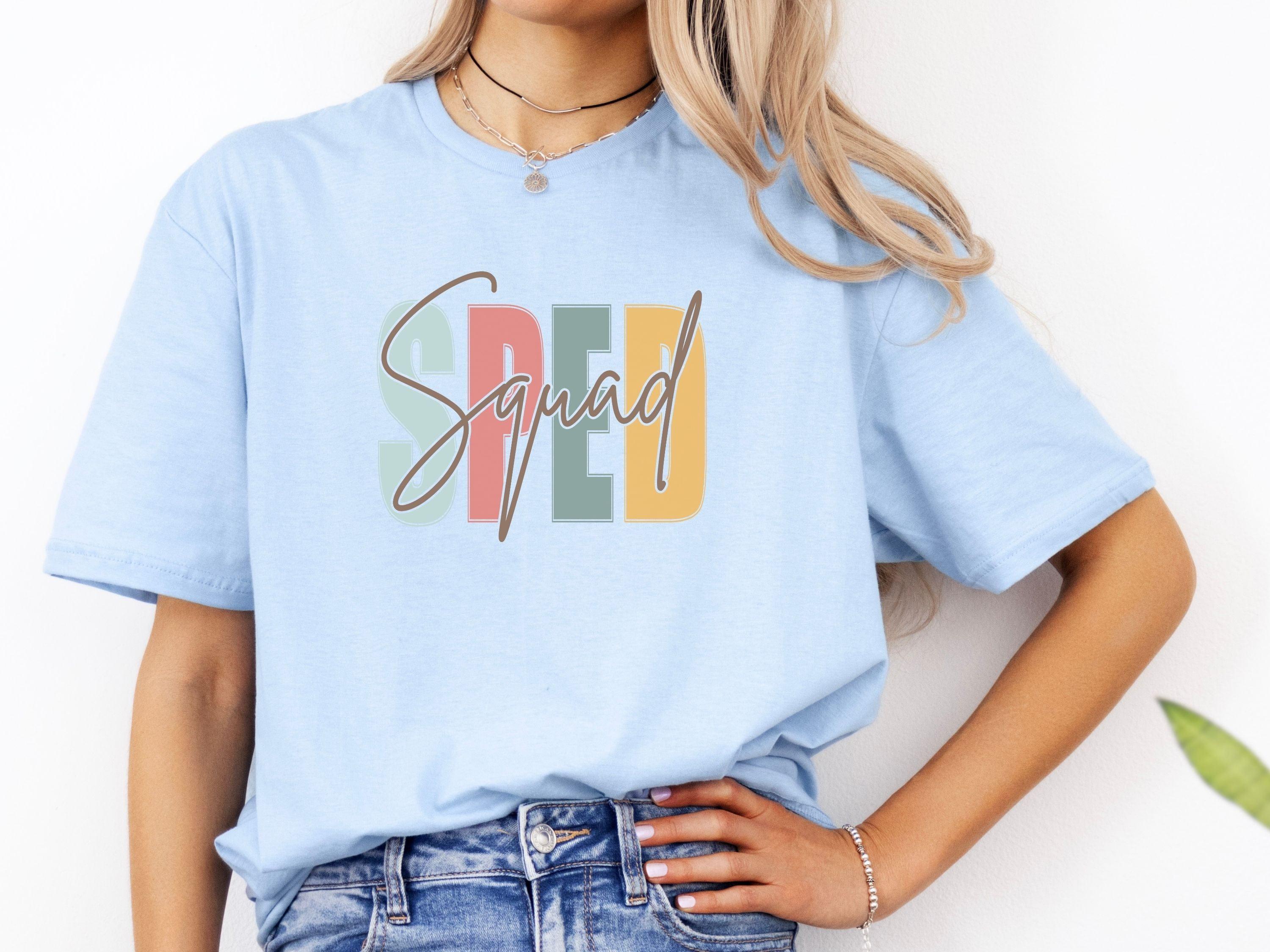 SPED Squad - Special Education Tee-Neurodiversity, ADHD & Autism Awareness & Acceptance T-Shirt by Daily Bloom