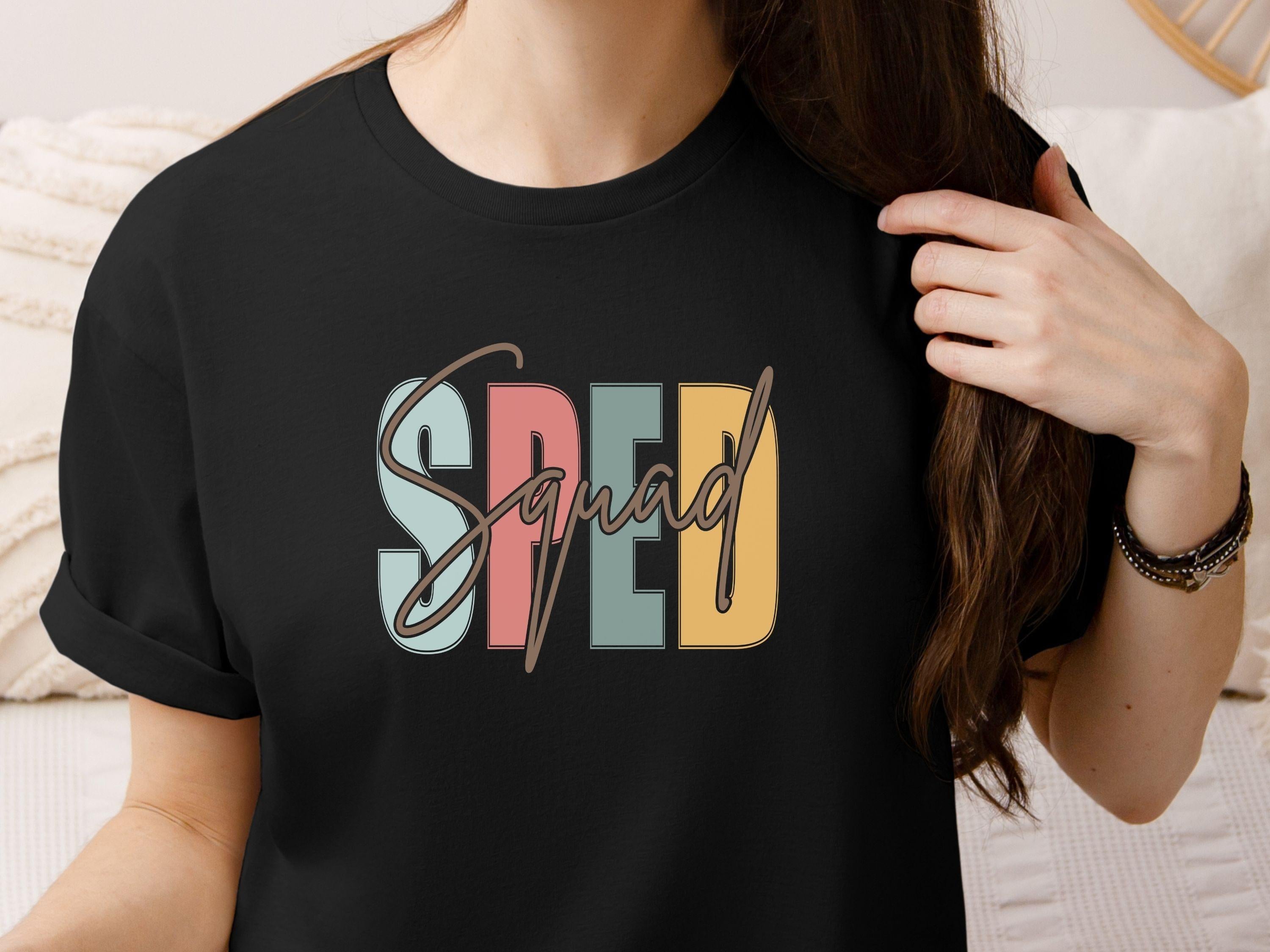 SPED Squad - Special Education Tee-Neurodiversity, ADHD & Autism Awareness & Acceptance T-Shirt by Daily Bloom