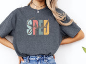 SPED Squad - Special Education Tee-Neurodiversity, ADHD & Autism Awareness & Acceptance T-Shirt by Daily Bloom