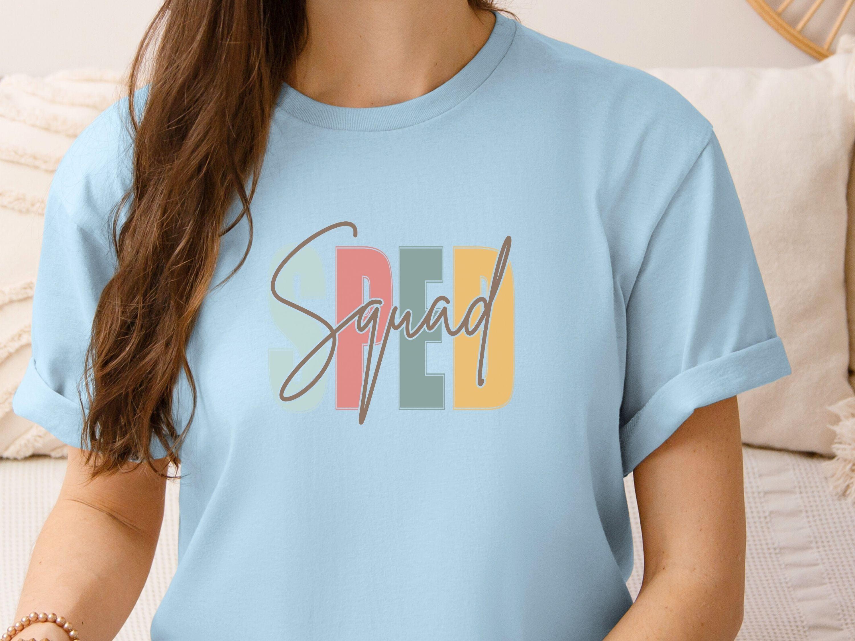 SPED Squad - Special Education Tee-Neurodiversity, ADHD & Autism Awareness & Acceptance T-Shirt by Daily Bloom