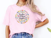Together We Bloom Brighter Tee-Neurodiversity, ADHD & Autism Awareness & Acceptance T-Shirt by Daily Bloom