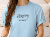 Where Acceptance Grows Love Blooms WildflowersTee-Neurodiversity, ADHD & Autism Awareness & Acceptance T-Shirt by Daily Bloom