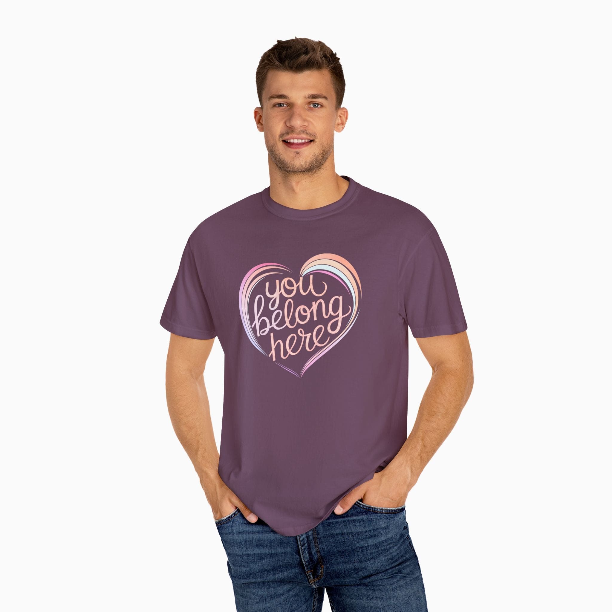 Autism T-Shirt By Daily Bloom You Belong Here Comfort Colors Tee