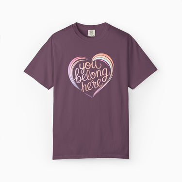 Autism T-Shirt - You Belong Here Comfort Colors Tee - Daily Bloom