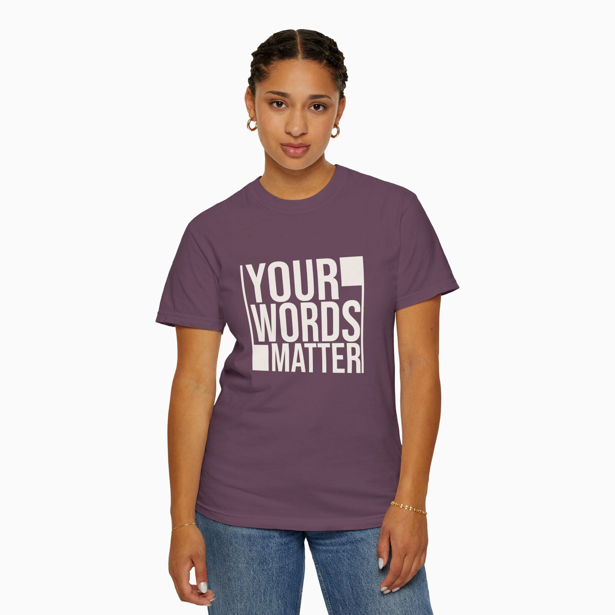 Autism T-Shirt By Daily Bloom Your Words Matter - Bold Statement Comfort Colors Tee