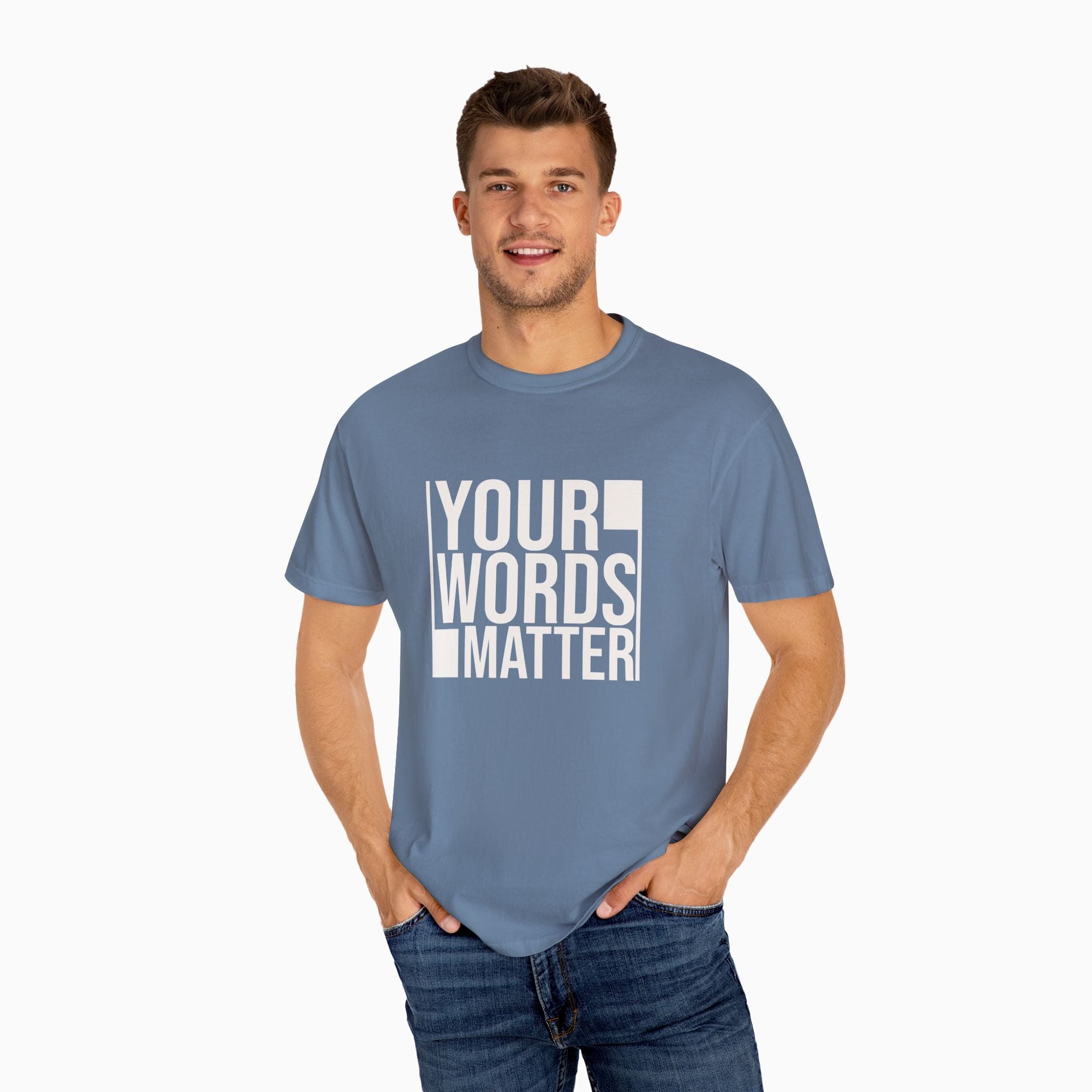 Autism T-Shirt By Daily Bloom Your Words Matter - Bold Statement Comfort Colors Tee