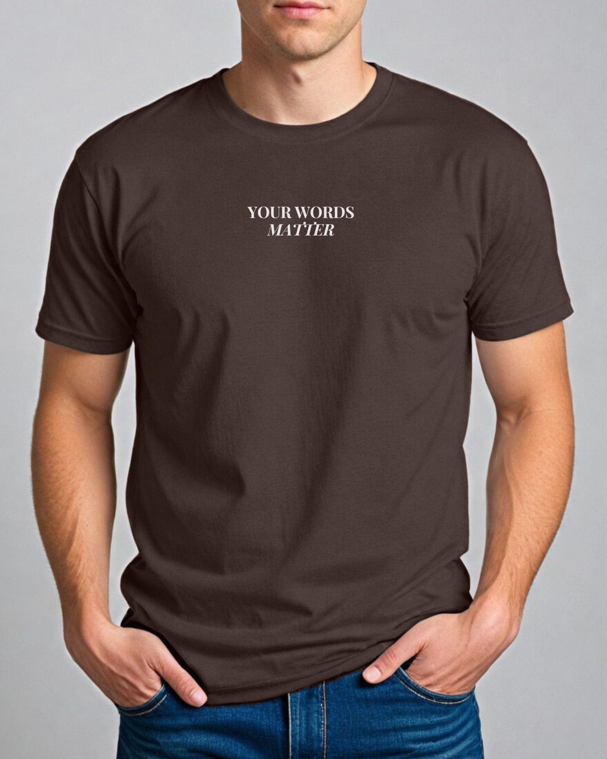 Your Words Matter Tee-Neurodiversity, ADHD & Autism Awareness & Acceptance T-Shirt by Daily Bloom
