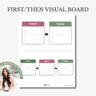 Autism Digital Download - First/Then Board - Daily Bloom