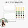 Autism Digital Download - Token Board - Daily Bloom