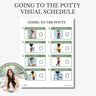 Autism Digital Download - Potty Training Visual Schedule - Daily Bloom