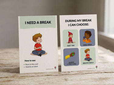 Autism Digital Download - I Need a Break Card - Daily Bloom