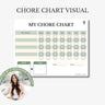 Autism Digital Download - Chore Chart - Daily Bloom