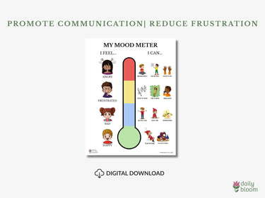 Autism Digital Download - Mood Meter - Daily Bloom