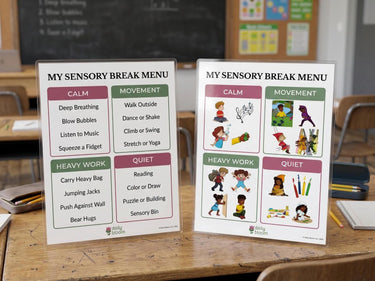 Autism Digital Download - Sensory Break Menu - Daily Bloom