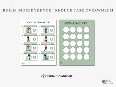 Autism Digital Download - Potty Training Visual Bundle - Daily Bloom