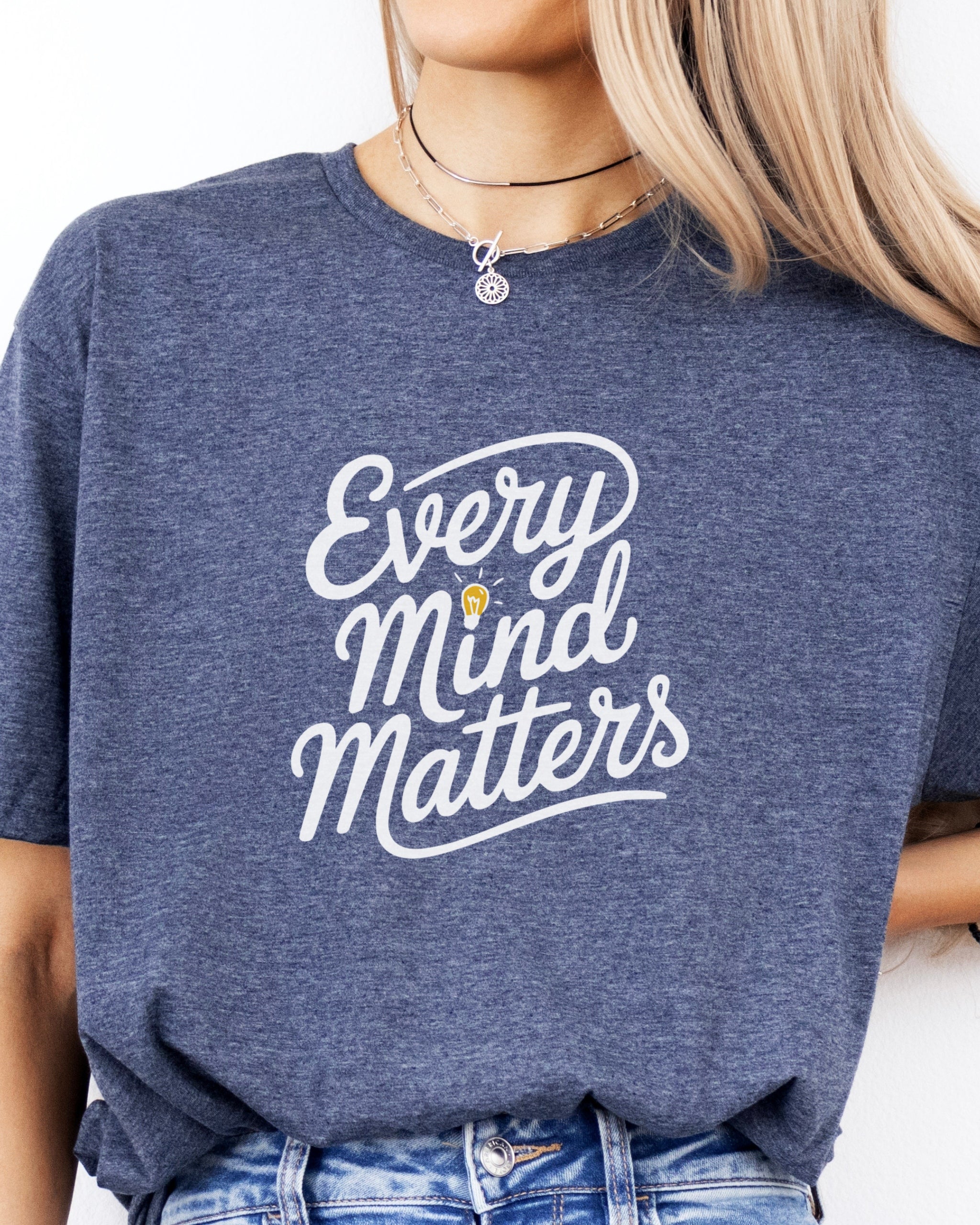 Every Mind Matters Tee-Neurodiversity, ADHD & Autism Awareness & Acceptance T-Shirt by Daily Bloom