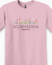 Occupational Therapist Floral Tee-Neurodiversity, ADHD & Autism Awareness & Acceptance T-Shirt by Daily Bloom