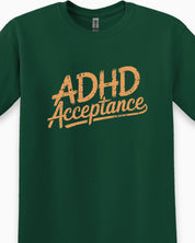 ADHD Acceptance Grunge Style Tee-Neurodiversity, ADHD & Autism Awareness & Acceptance T-Shirt by Daily Bloom