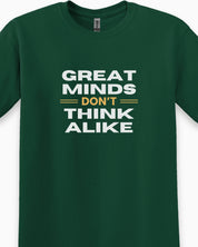 Great Minds Don't Think Alike Tee-Neurodiversity, ADHD & Autism Awareness & Acceptance T-Shirt by Daily Bloom