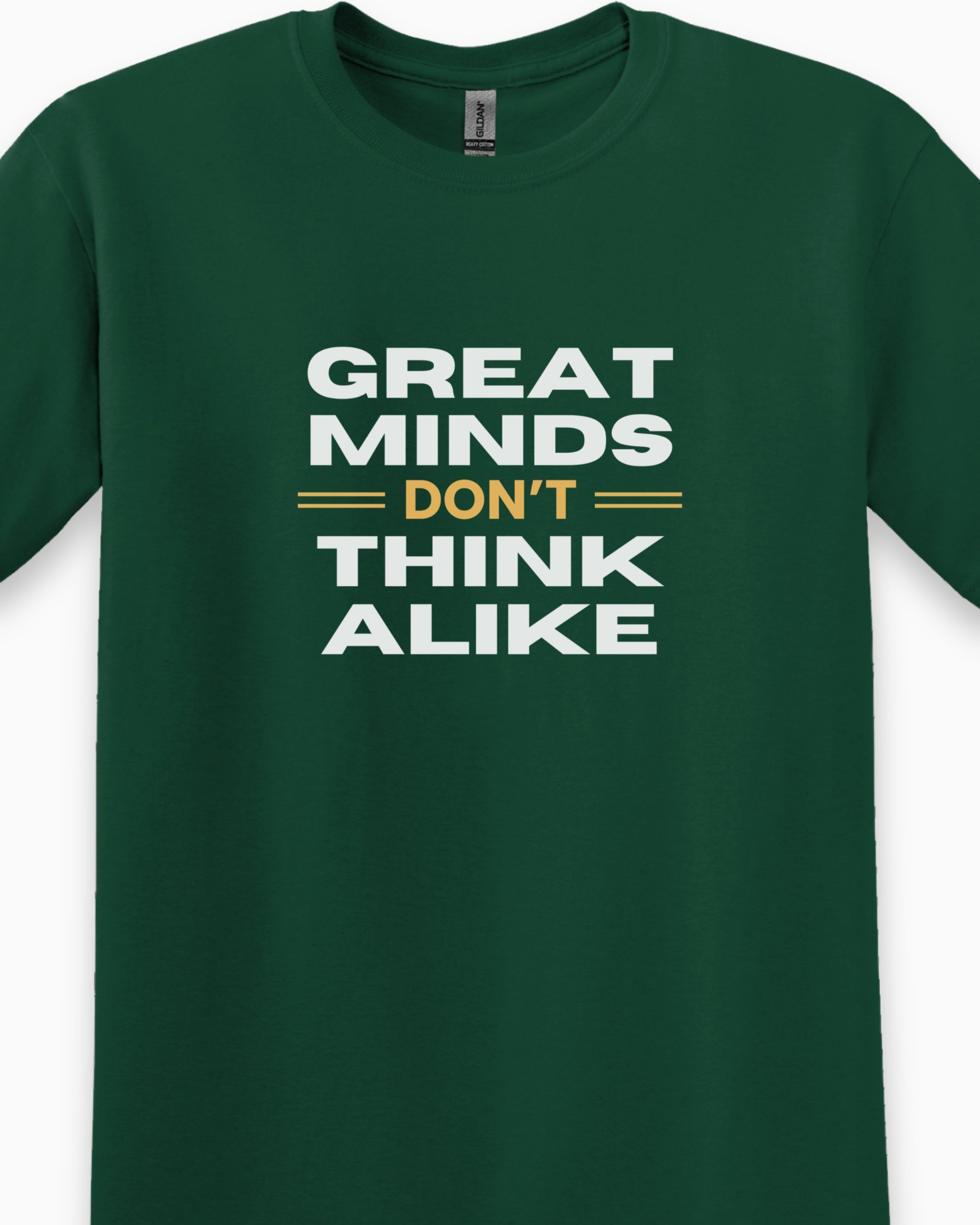 Great Minds Don't Think Alike Tee-Neurodiversity, ADHD & Autism Awareness & Acceptance T-Shirt by Daily Bloom