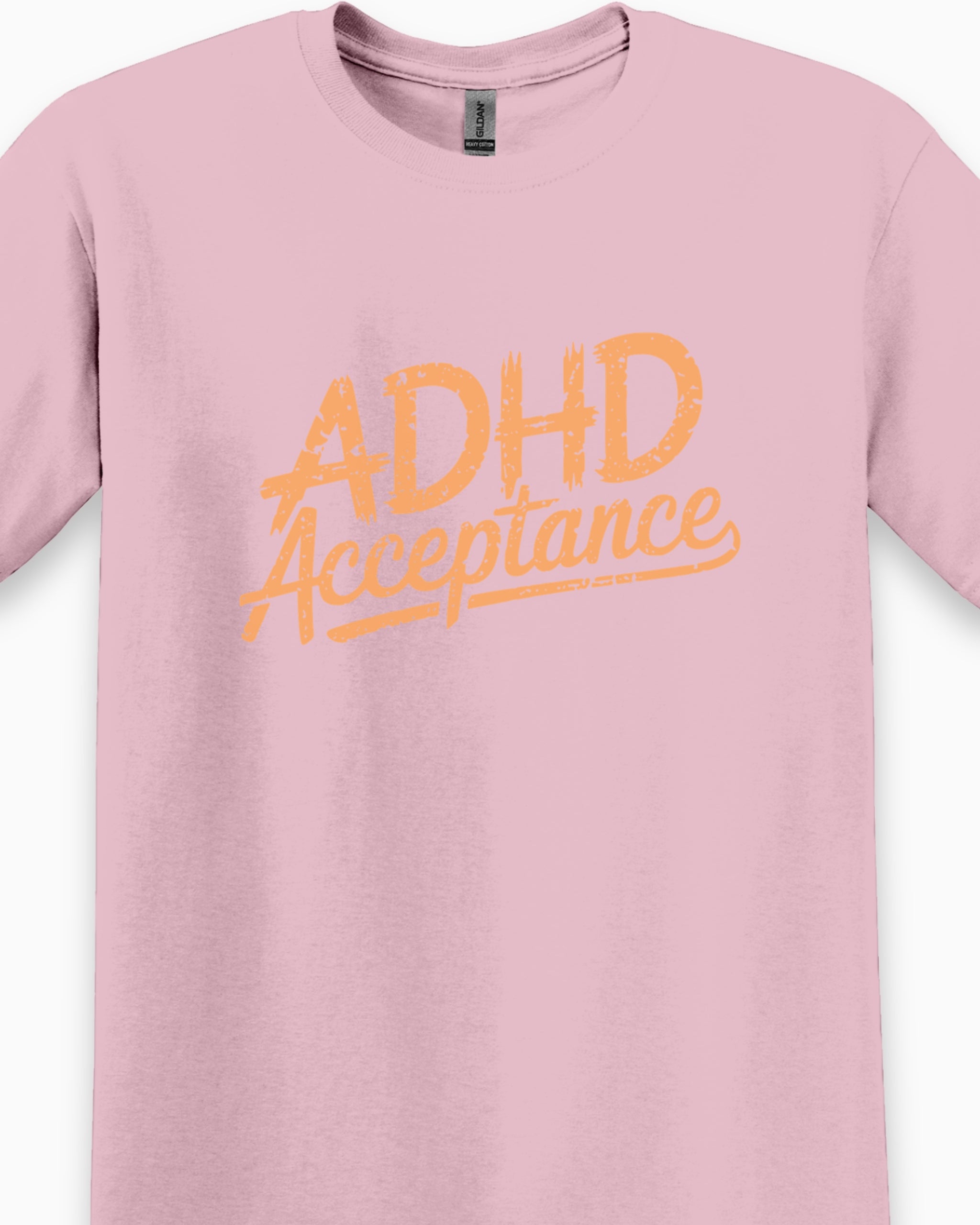 ADHD Acceptance Grunge Style Tee-Neurodiversity, ADHD & Autism Awareness & Acceptance T-Shirt by Daily Bloom