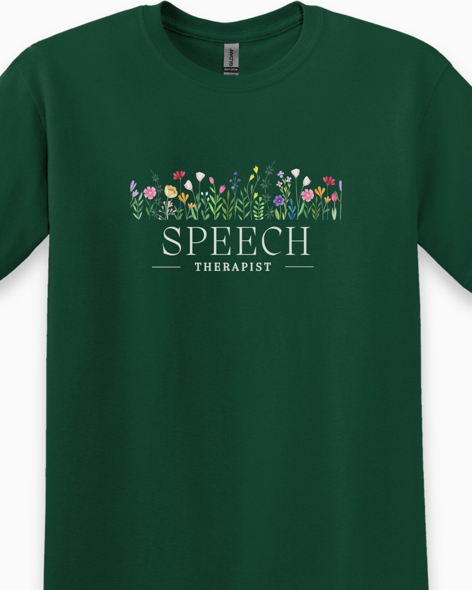 Autism T-Shirt - Speech Therapist Floral Tee - Daily Bloom