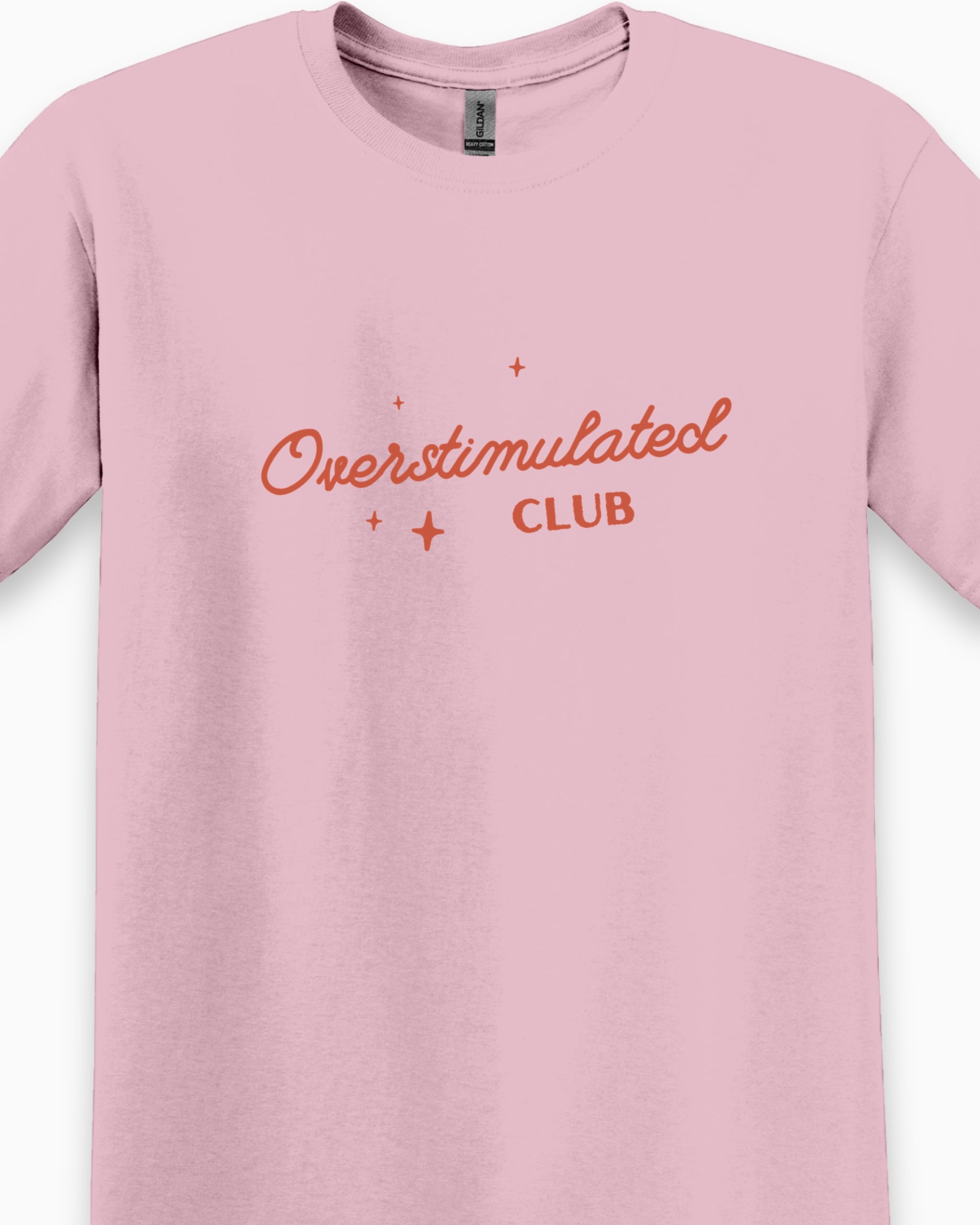 Overstimulated Club Tee-Neurodiversity, ADHD & Autism Awareness & Acceptance T-Shirt by Daily Bloom