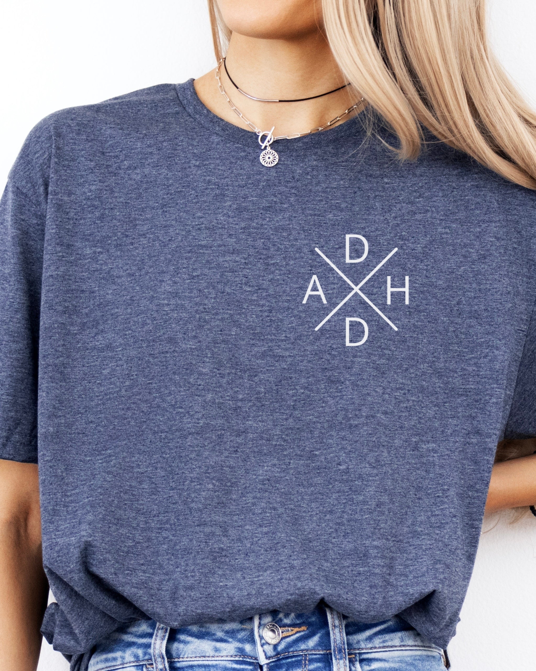 ADHD Cross Tee-Neurodiversity, ADHD & Autism Awareness & Acceptance T-Shirt by Daily Bloom
