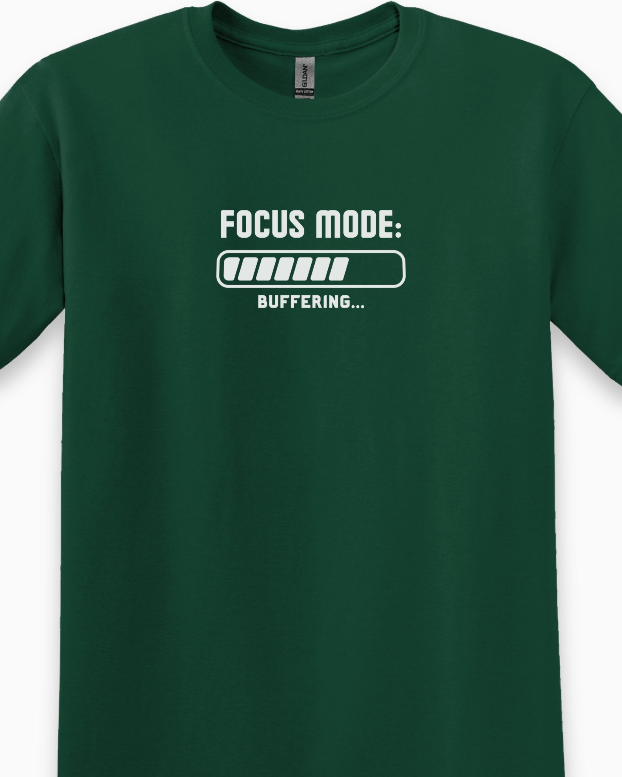 ADHD Focus Mode Buffering Tee-Neurodiversity, ADHD & Autism Awareness & Acceptance T-Shirt by Daily Bloom