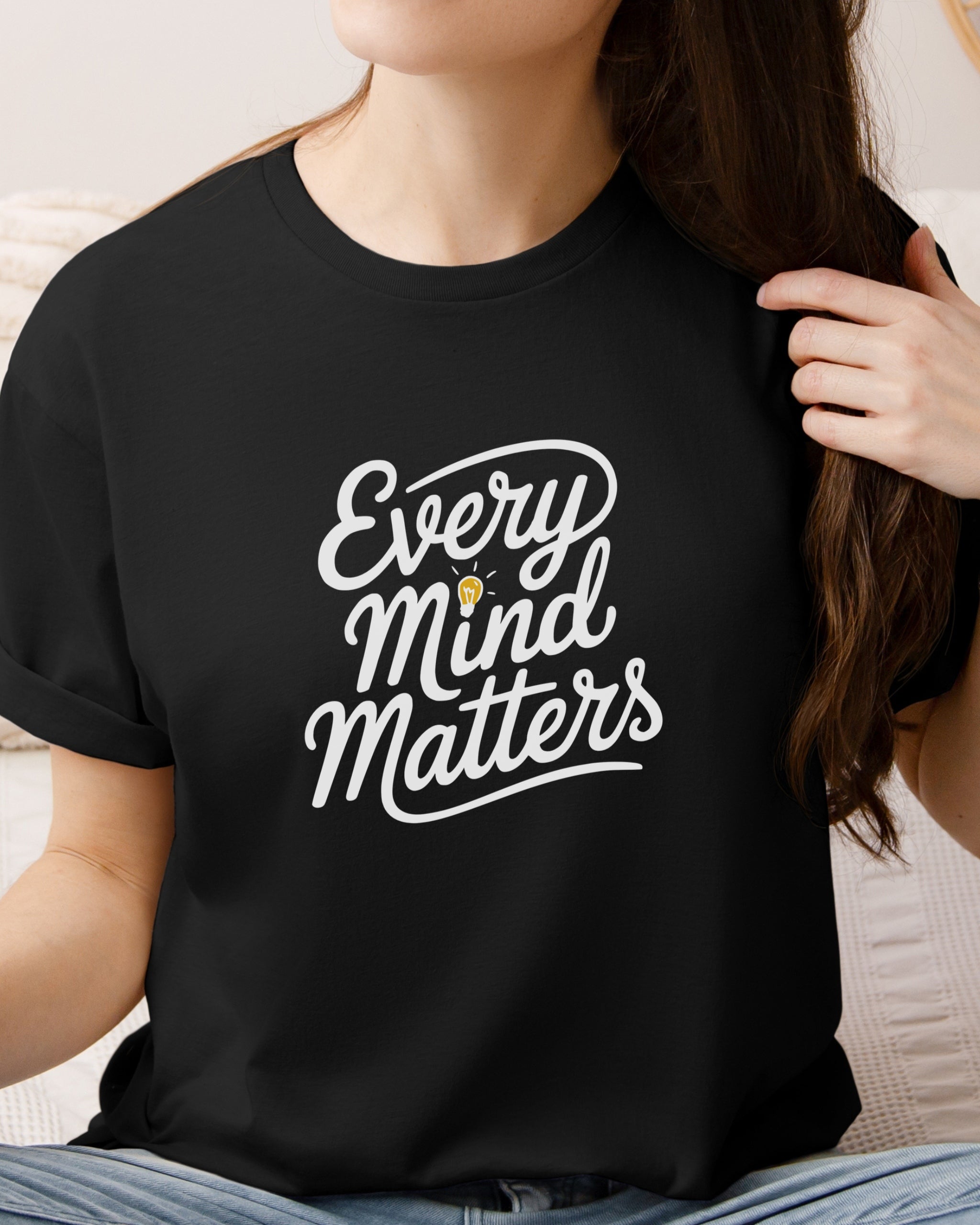 Every Mind Matters Tee-Neurodiversity, ADHD & Autism Awareness & Acceptance T-Shirt by Daily Bloom