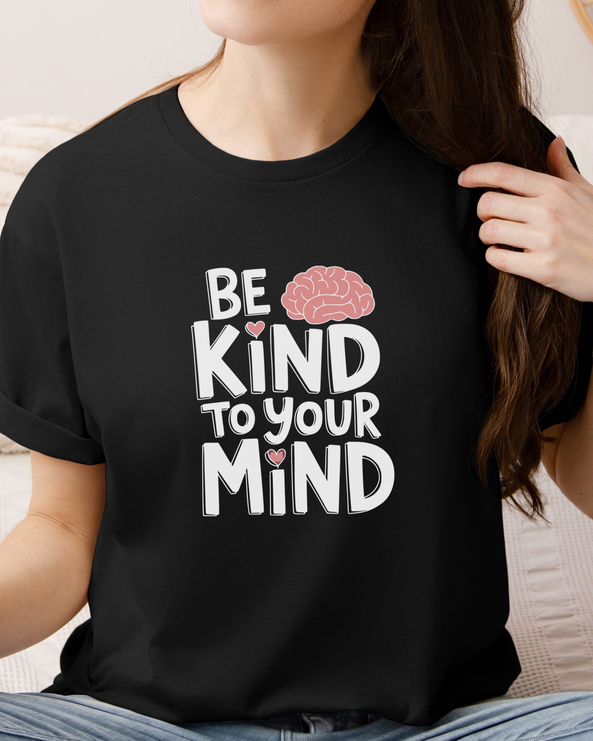 Be Kind to Your Mind Tee-Neurodiversity, ADHD & Autism Awareness & Acceptance T-Shirt by Daily Bloom