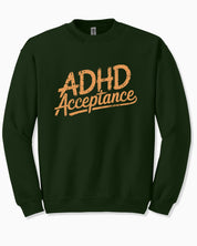 ADHD Acceptance Grunge Style Sweatshirt
