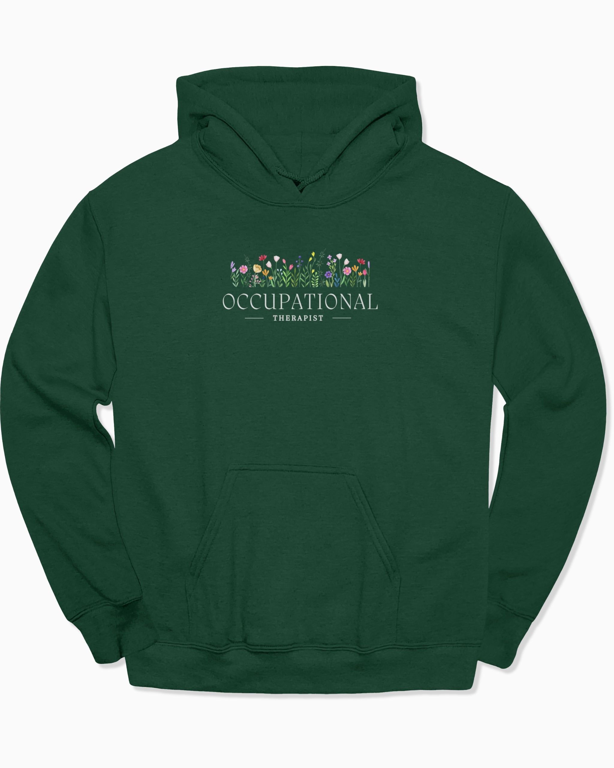 Occupational Therapist Floral Hoodie