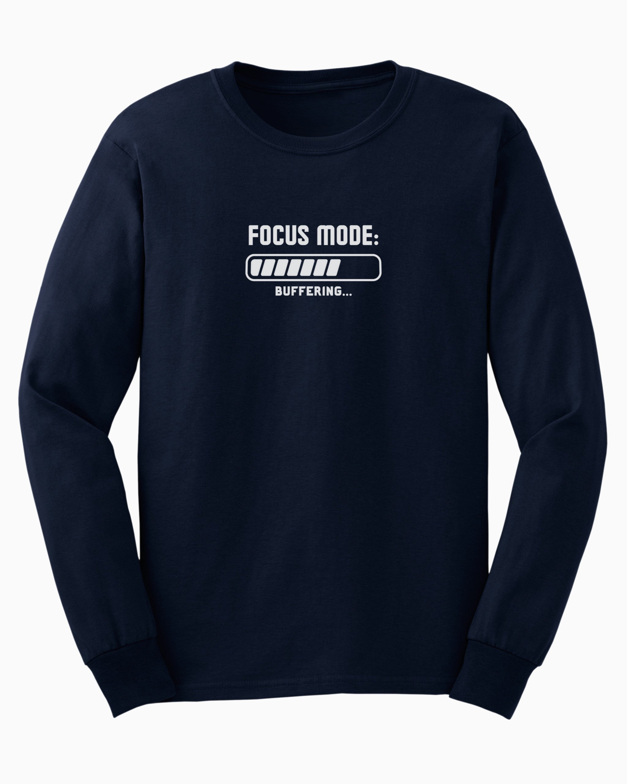ADHD Focus Mode Buffering Long Sleeve T-Shirt