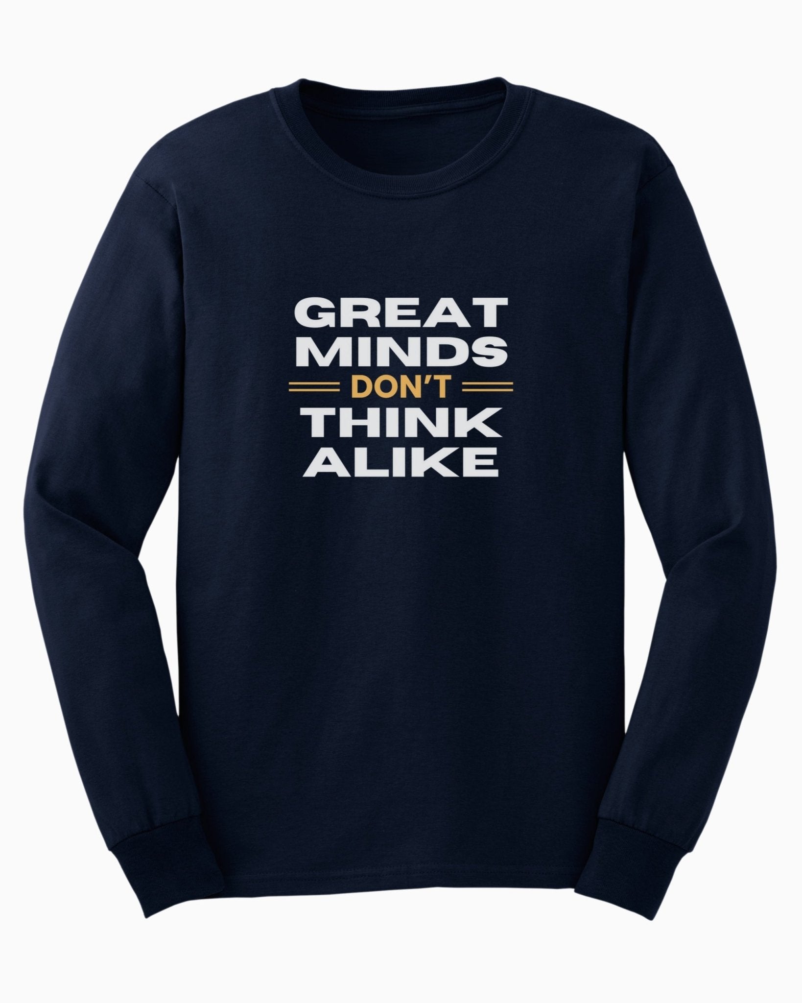 Autism Long - sleeve - Great Minds Don't Think Alike Long Sleeve T-Shirt - Daily Bloom