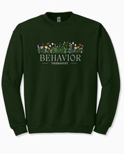 Behavior Therapist Floral Sweatshirt