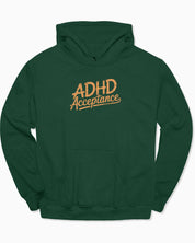 ADHD Acceptance Grunge Style Hoodie