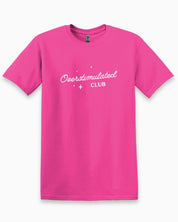 Overstimulated Club Tee-Heliconia-Neurodiversity, ADHD & Autism Awareness & Acceptance T-Shirt by Daily Bloom