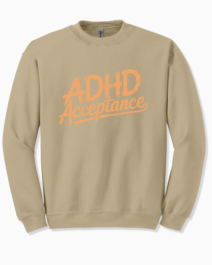 ADHD Acceptance Grunge Style Sweatshirt
