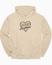 ADHD Acceptance Love Heart Sketch Hoodie