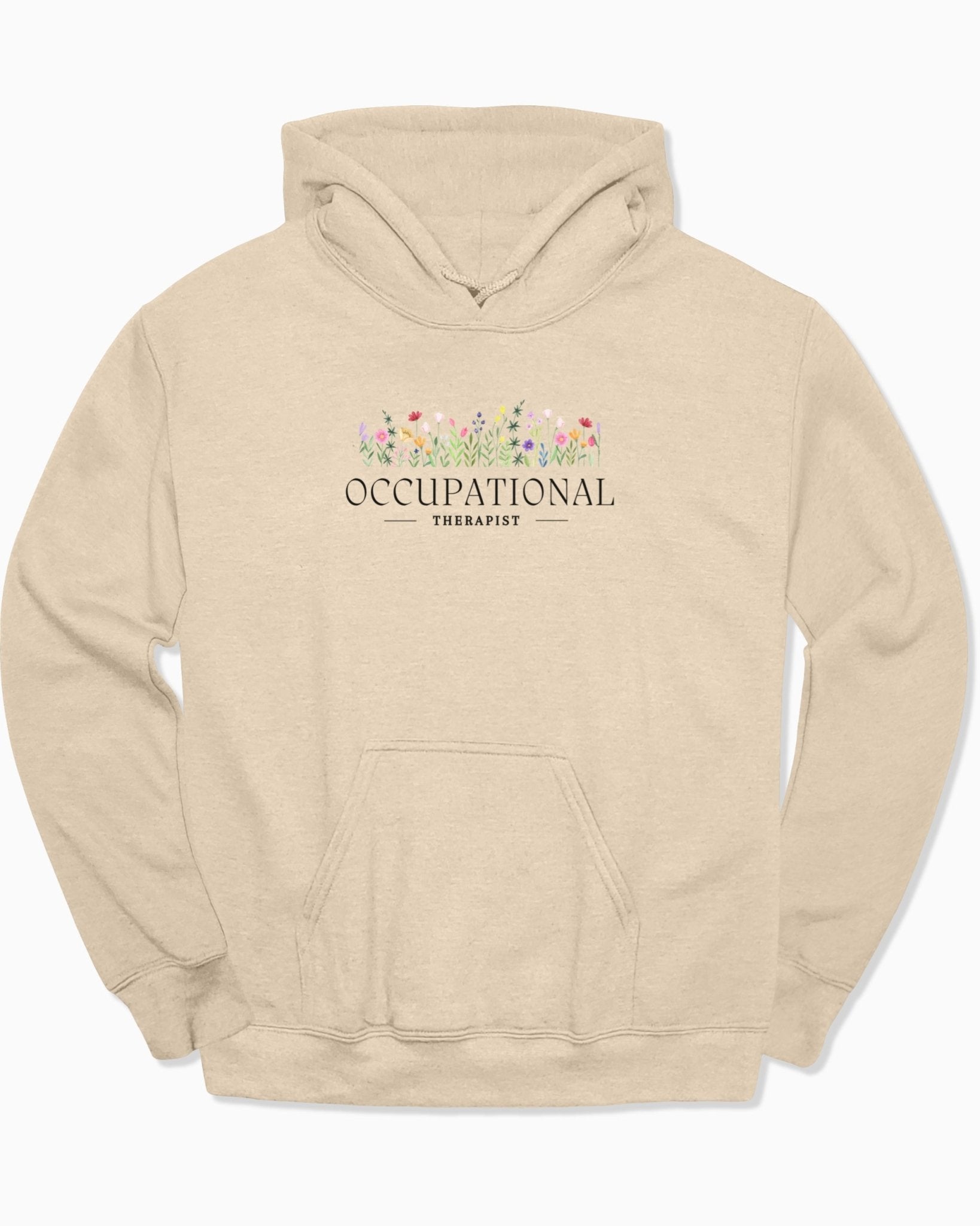 Autism Hoodie - Occupational Therapist Floral Hoodie - Daily Bloom