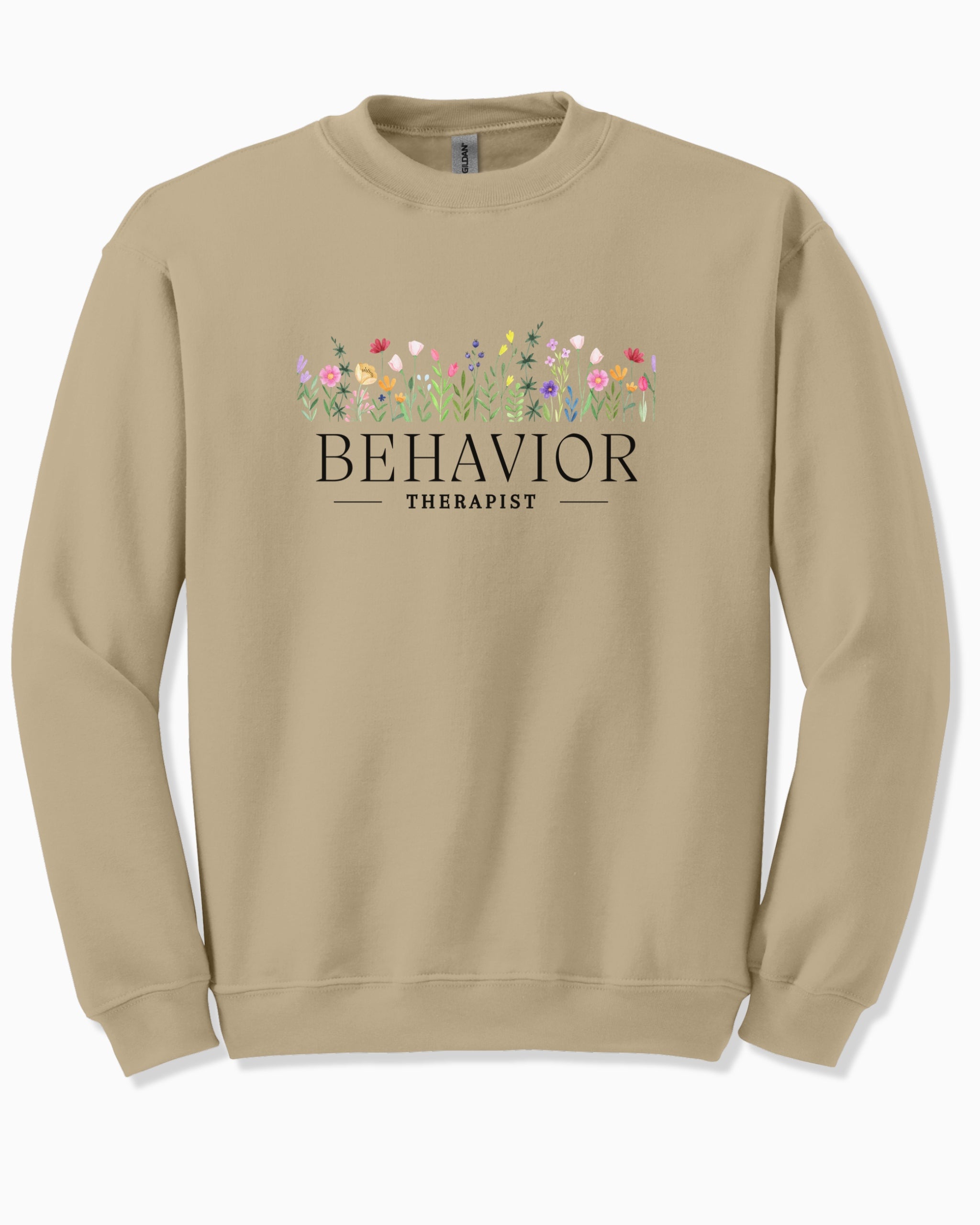 Behavior Therapist Floral Sweatshirt