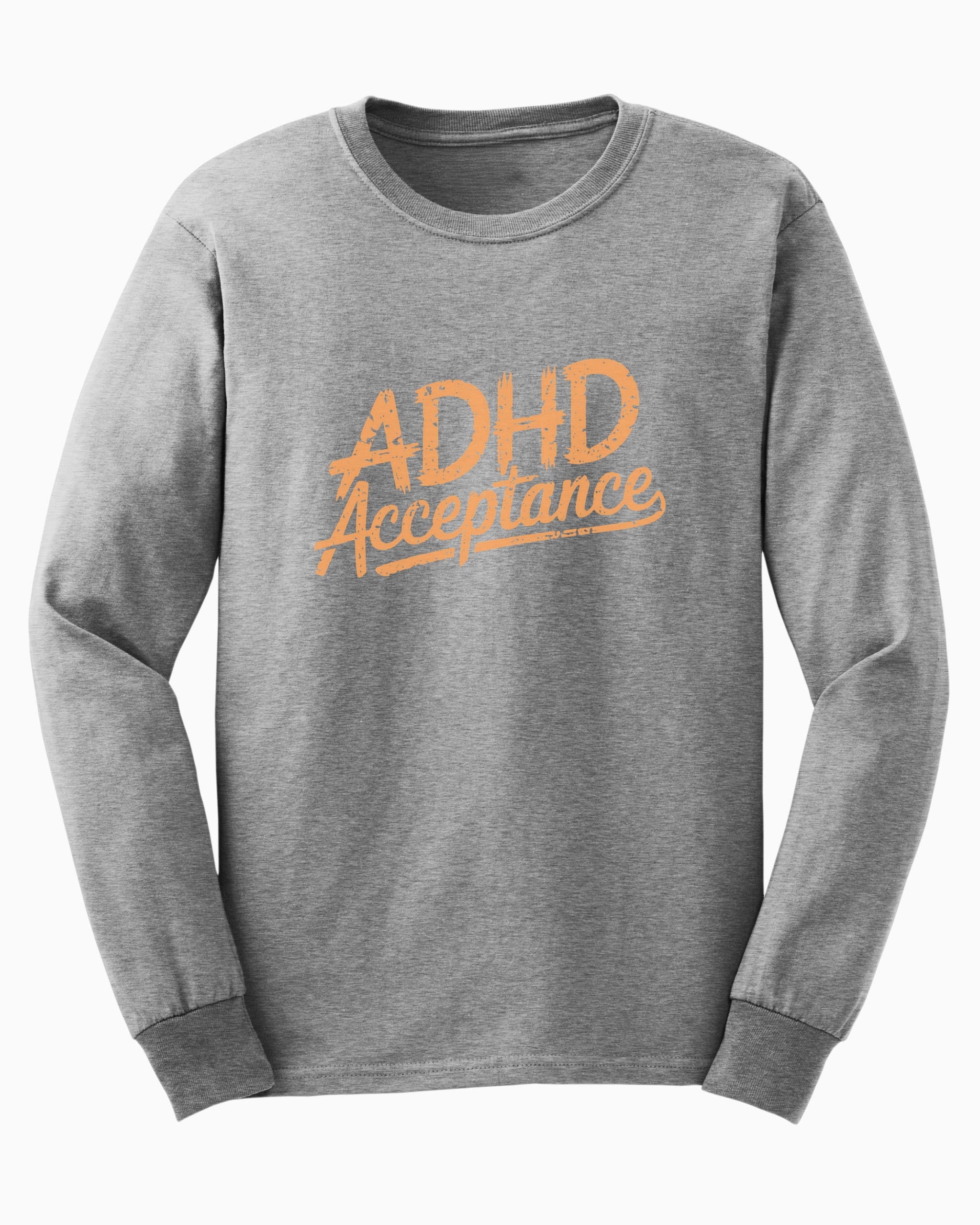 ADHD Acceptance Grunge Style Long Sleeve T-Shirt