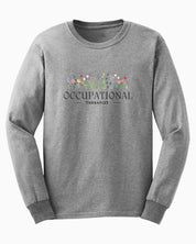 Occupational Therapist Floral Long Sleeve T-Shirt