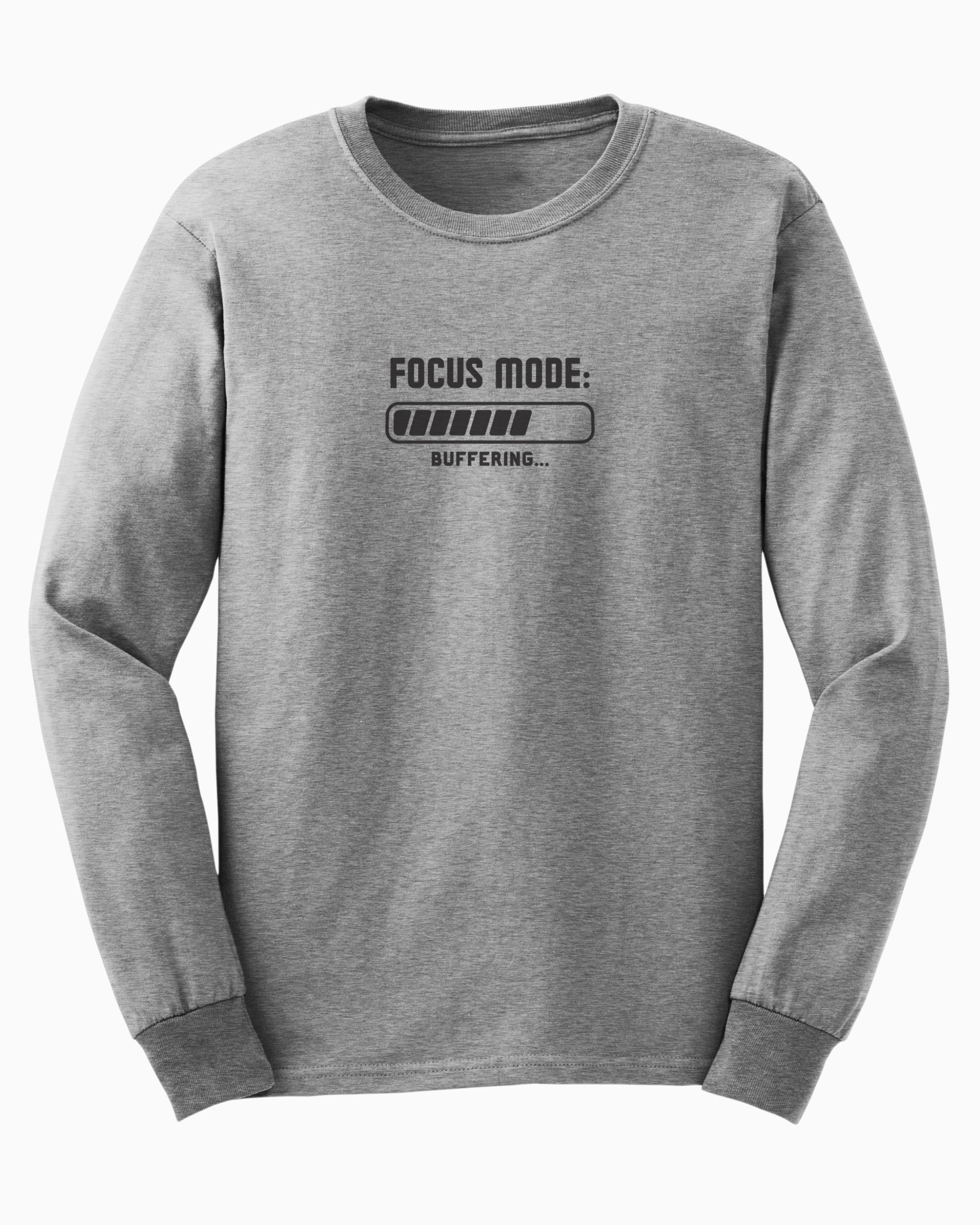 ADHD Focus Mode Buffering Long Sleeve T-Shirt