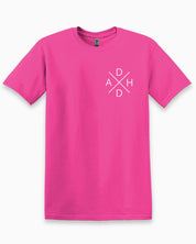 ADHD Cross Tee-Heliconia-Neurodiversity, ADHD & Autism Awareness & Acceptance T-Shirt by Daily Bloom