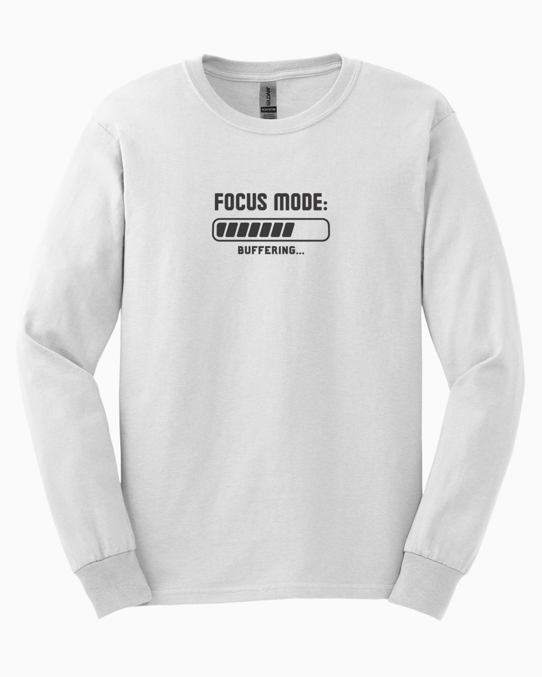 ADHD Focus Mode Buffering Long Sleeve T-Shirt