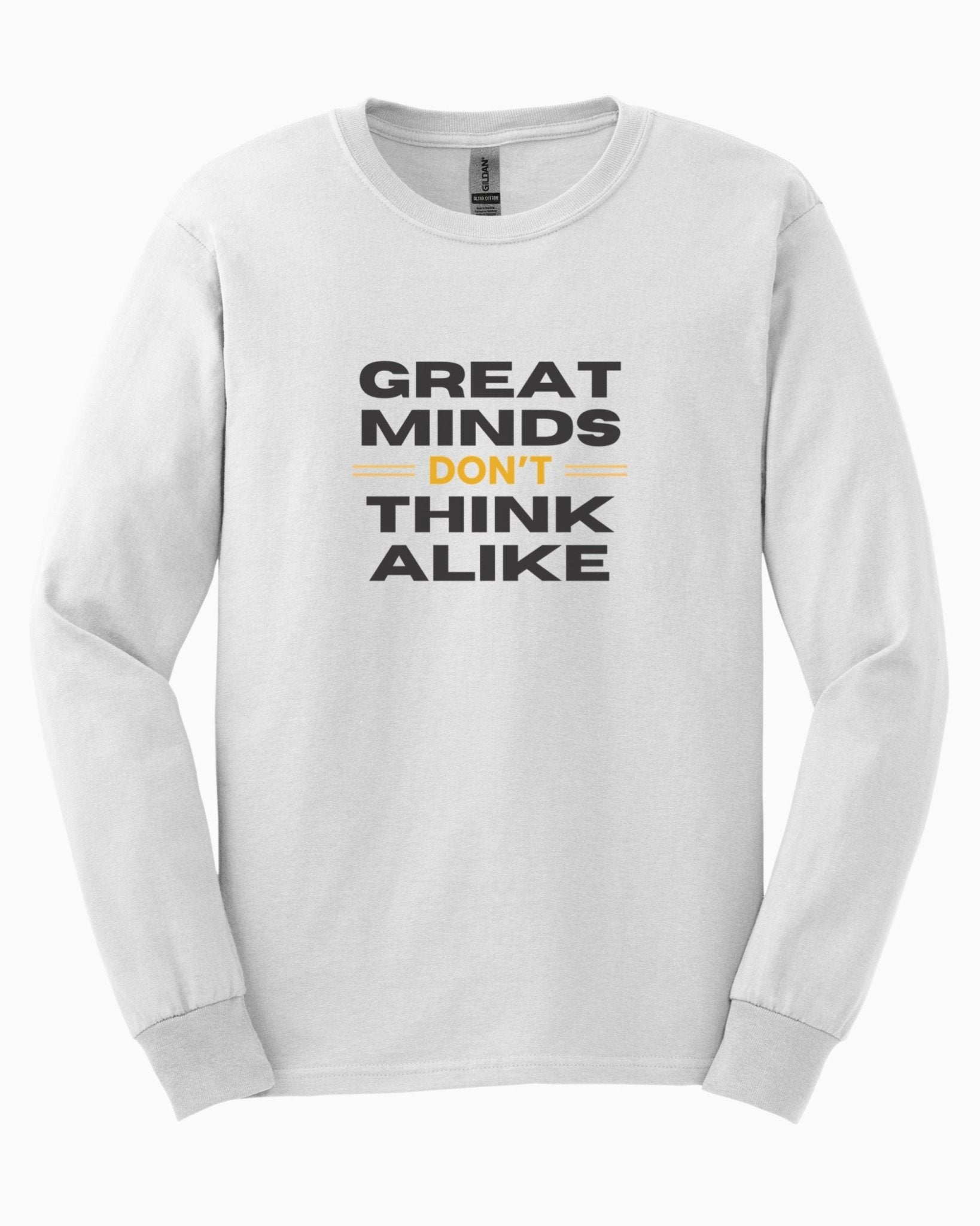 Autism Long - sleeve - Great Minds Don't Think Alike Long Sleeve T-Shirt - Daily Bloom