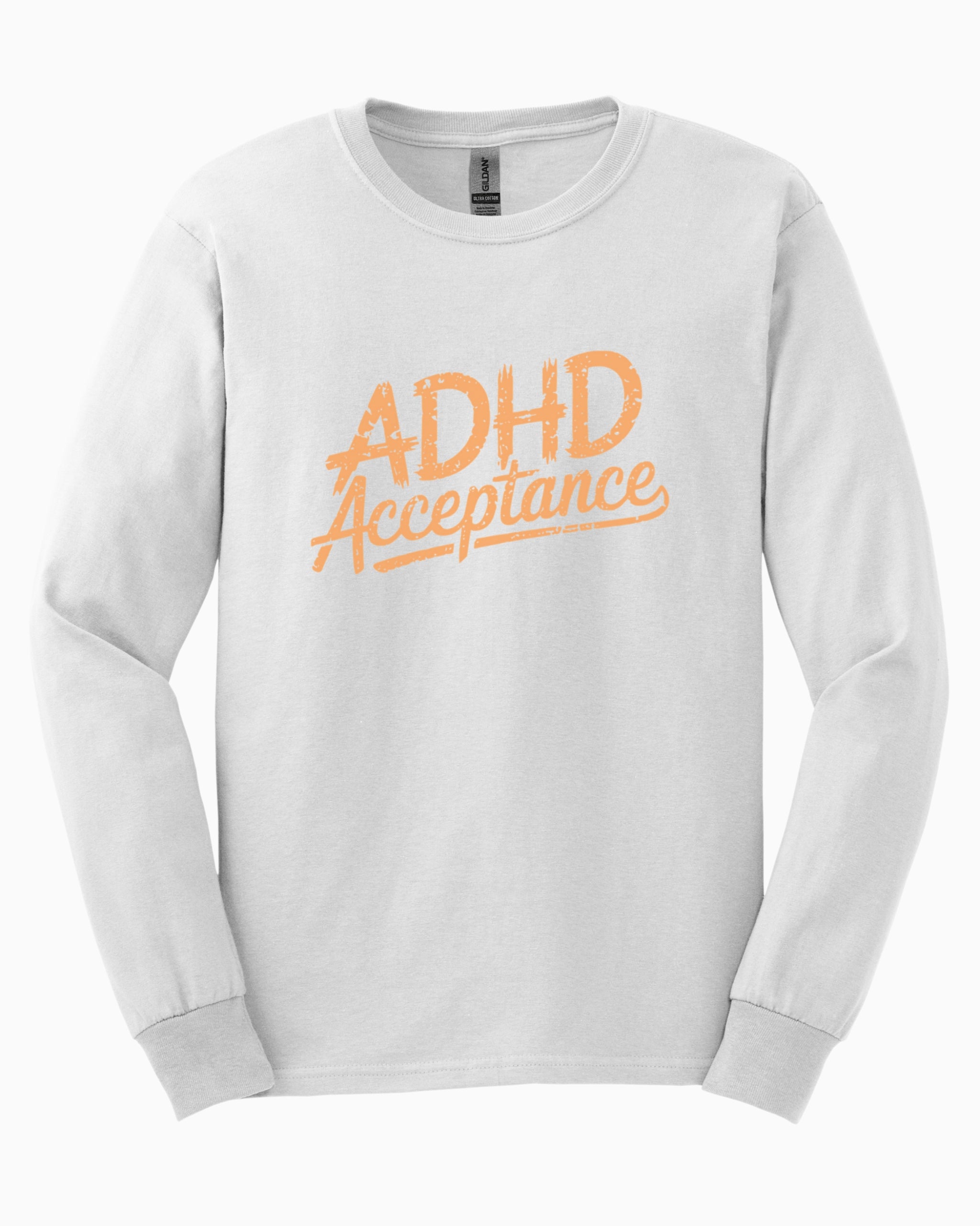 ADHD Acceptance Grunge Style Long Sleeve T-Shirt