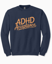 ADHD Acceptance Grunge Style Sweatshirt